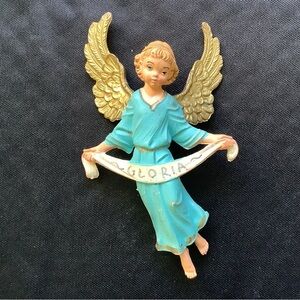 Depose Italy 1983 Nativity Angel – Vintage Christmas Decor – “Gloria” – Italian